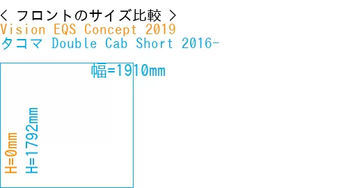 #Vision EQS Concept 2019 + タコマ Double Cab Short 2016-